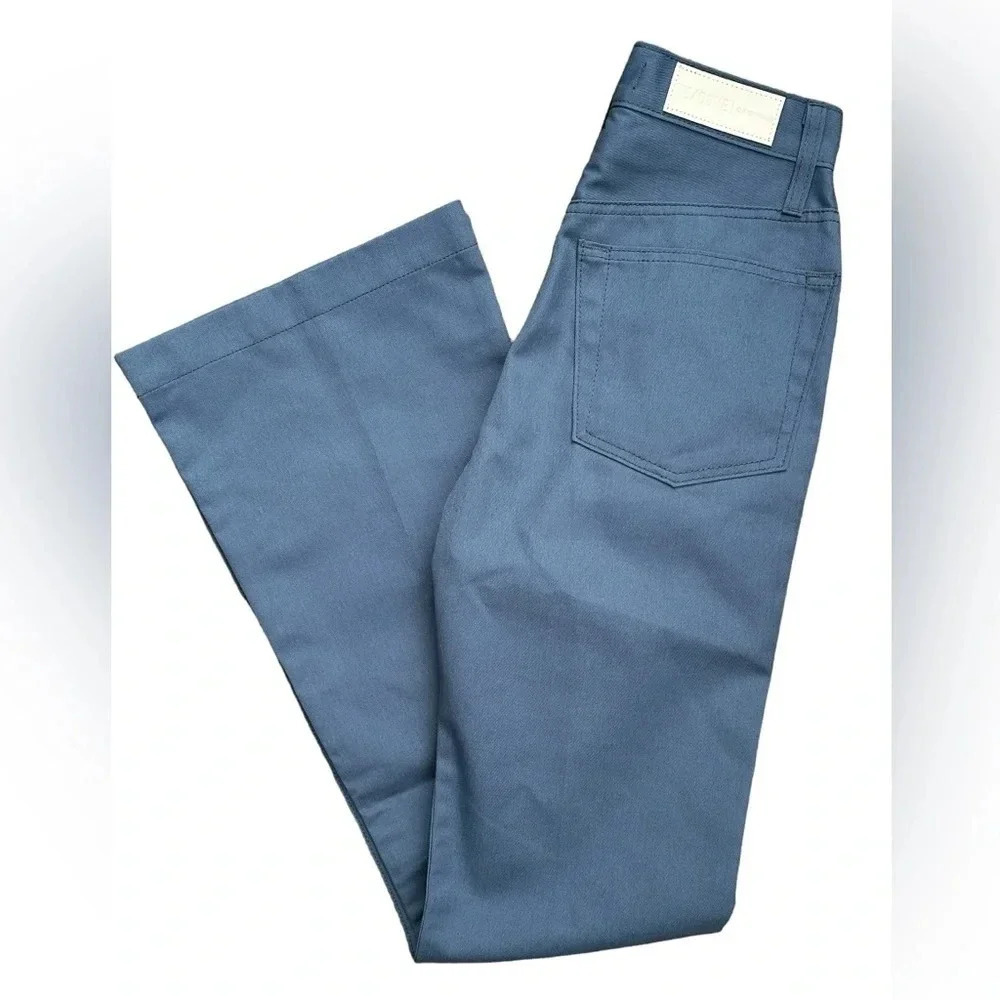 RE/DONE SAMPLE NWT New Work Flare in mid blue RARE